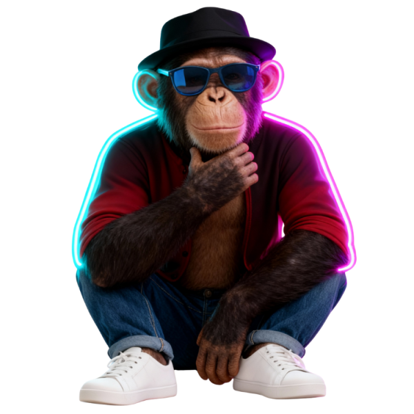 chimpancé Mr Red slide 1 (7)